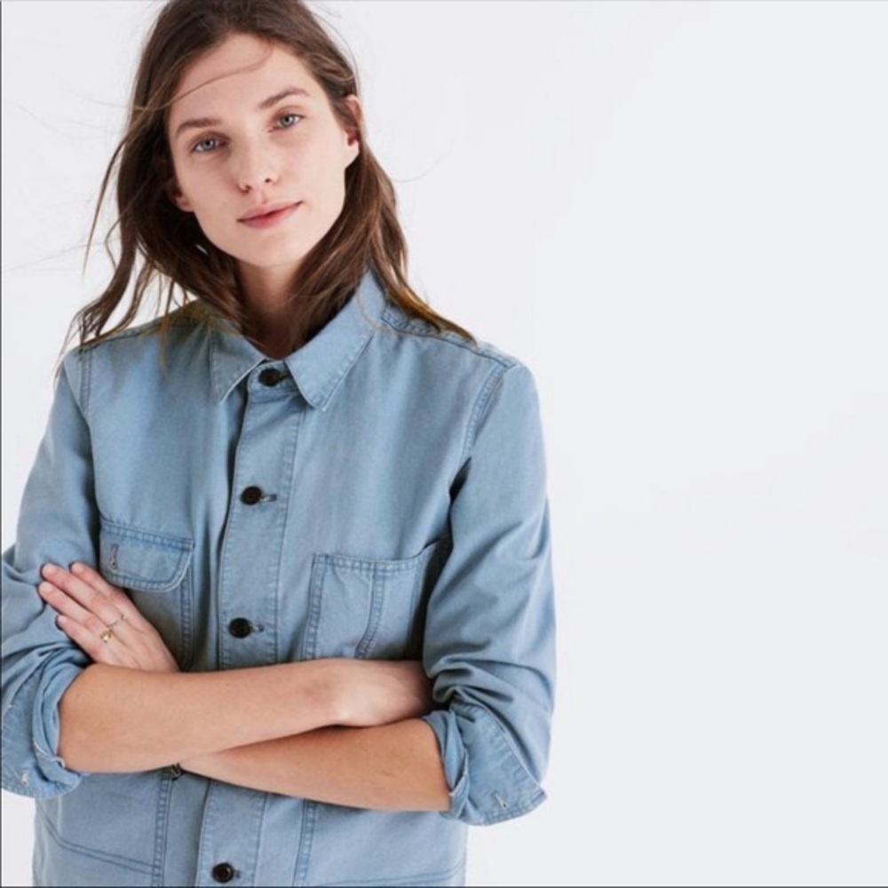 Madewell blue painter’s chore jacket